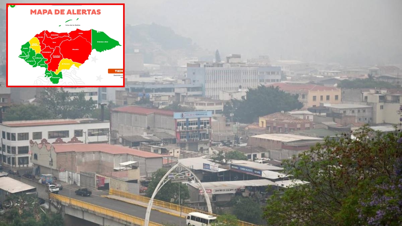 Imagen de Por contaminación atmosférica, mantienen niveles de alertas en Honduras