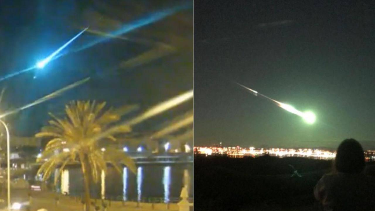 Meteorito iluminó los cielos de España y Portugal Imagen de Meteorito iluminó los cielos de España y Portugal