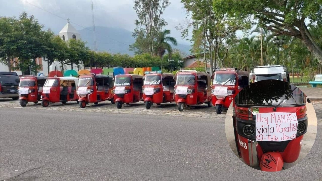 Mototaxistas de Ocotepeque celebran el Día de la Madre con viajes gratis Imagen de Mototaxistas de Ocotepeque celebran el Día de la Madre con viajes gratis