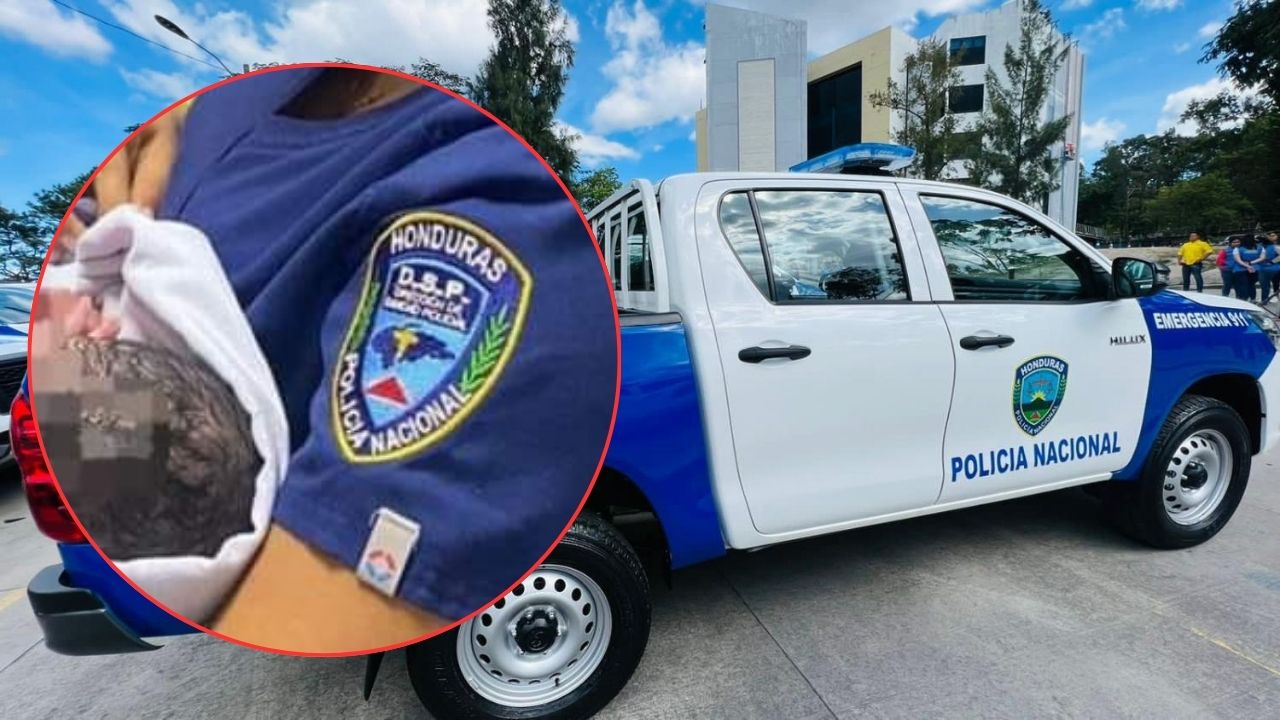 Policía da a luz a su bebé dentro de una patrulla en Cortés Imagen de Policía da a luz a su bebé dentro de una patrulla en Cortés
