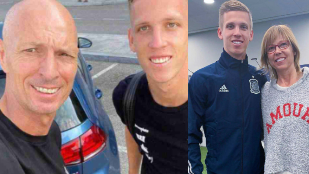 Padres de Dani Olmo, el jugador español.