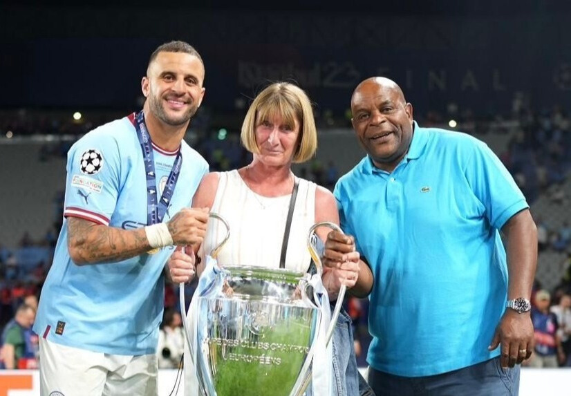 futbolista y familia