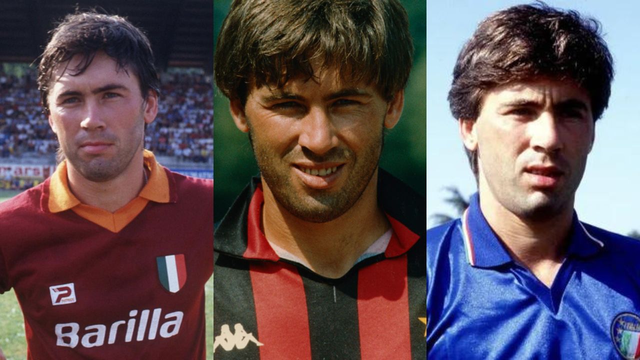 Fotografías de Carlo Ancelotti de Joven