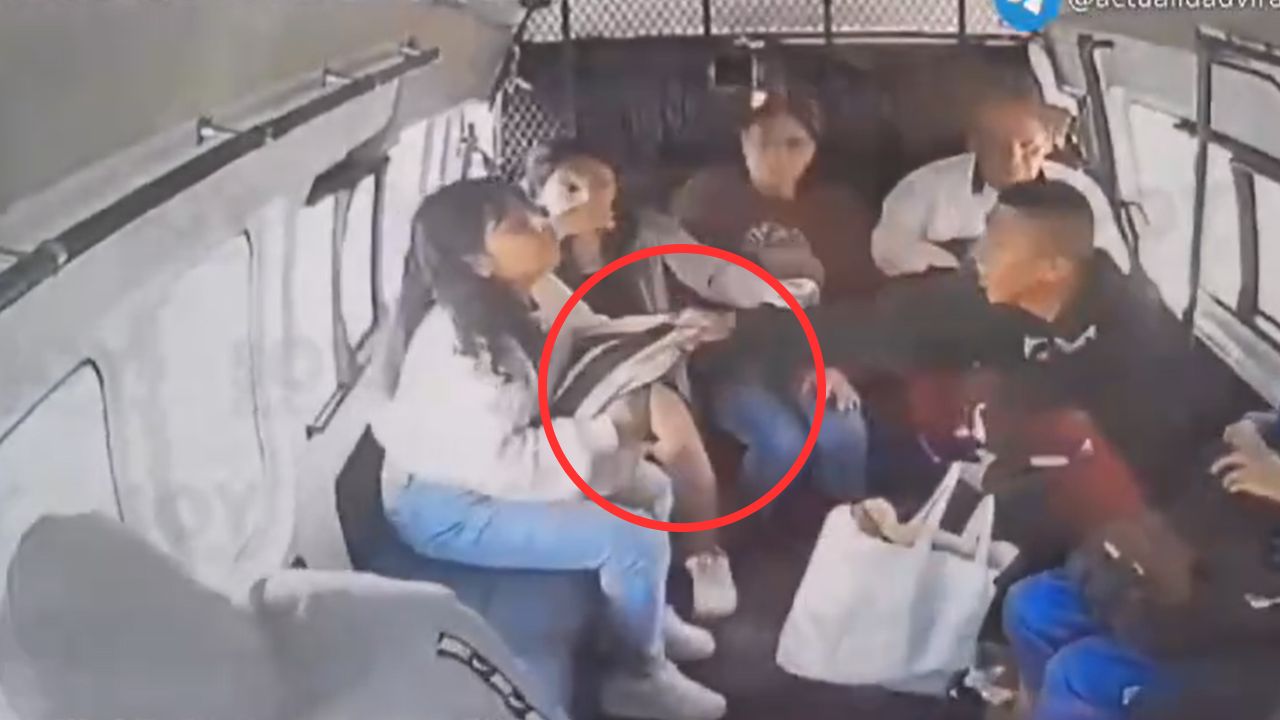 Imagen de 'Ladrones selectivos': captan robo solo a mujeres