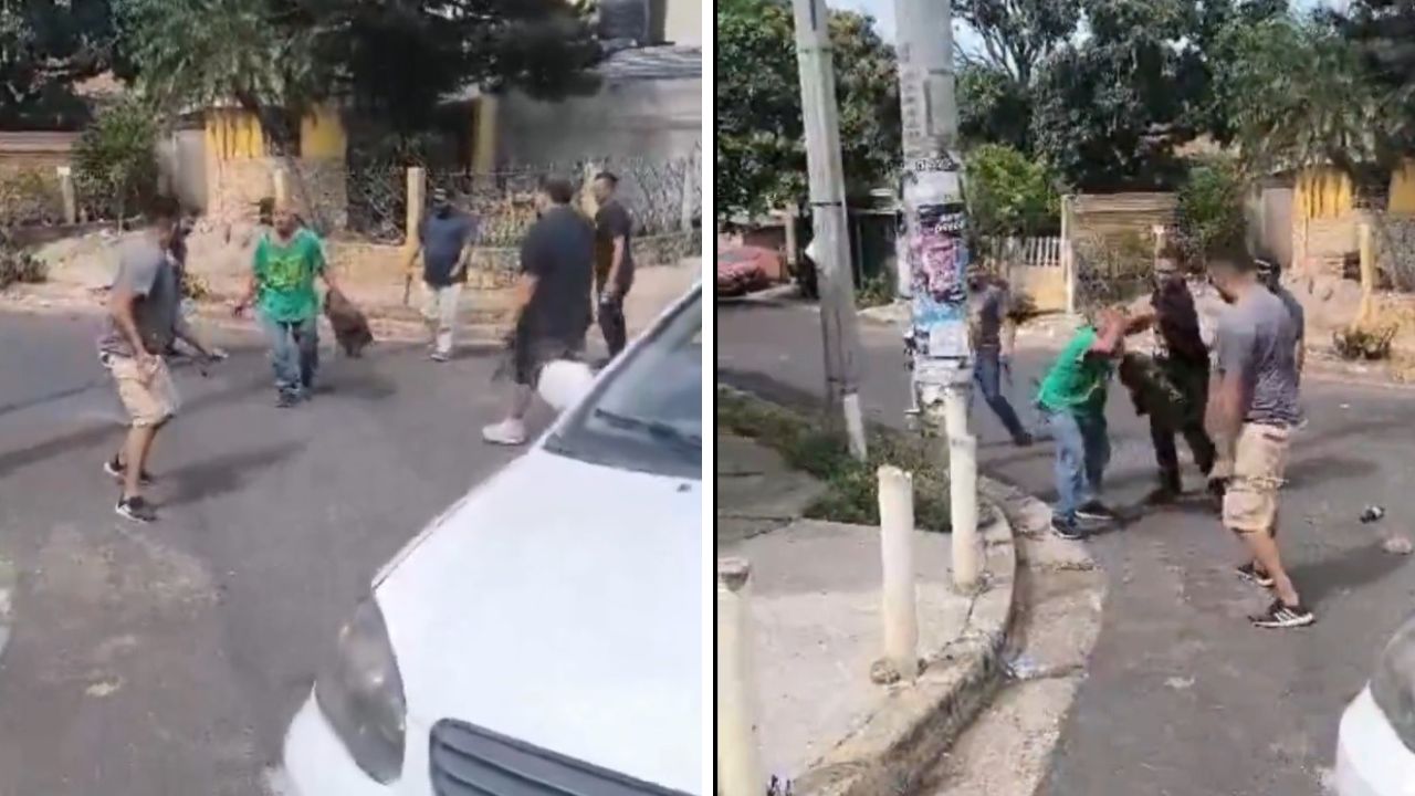 Imagen de Vecinos de Las Colinas le caen a golpes a supuesto ladrón