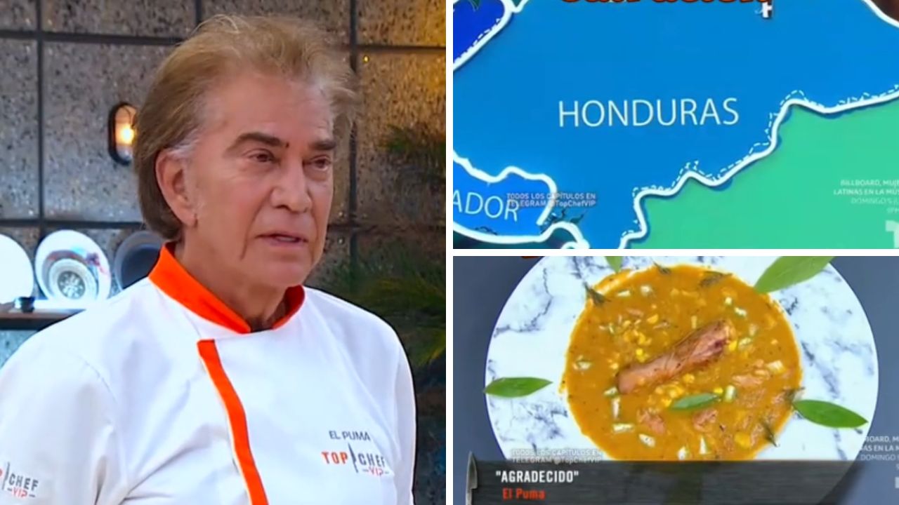 José Luis 'El Puma' Rodríguez resalta comida hondureña en Top Chef Celebrity Imagen de José Luis 'El Puma' Rodríguez resalta comida hondureña en Top Chef Celebrity