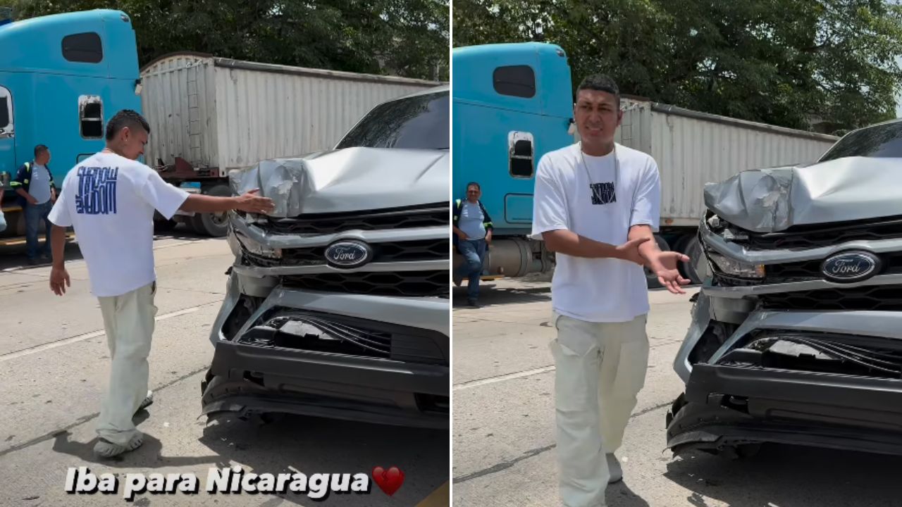 Supremo sufre accidente automovilístico en Puerto Cortés Imagen de Supremo sufre accidente automovilístico en Puerto Cortés