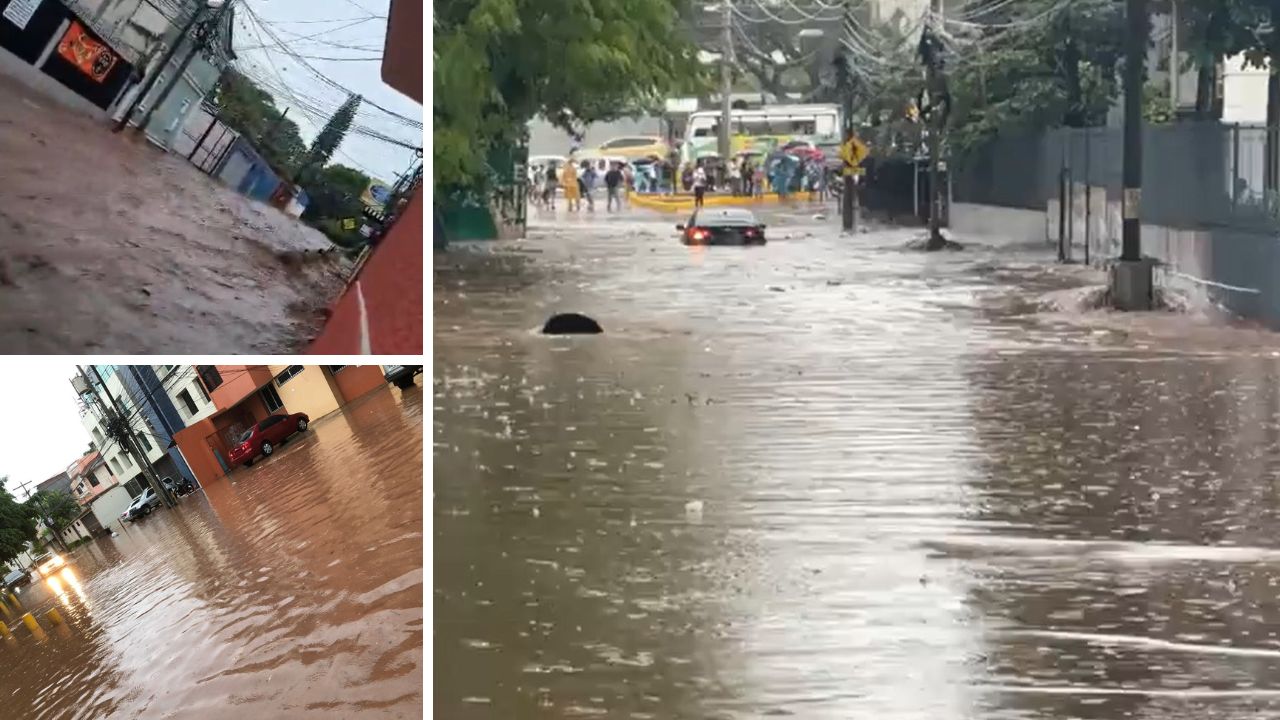 Imagen de Tegucigalpa se inunda tras tormenta: fotos y videos