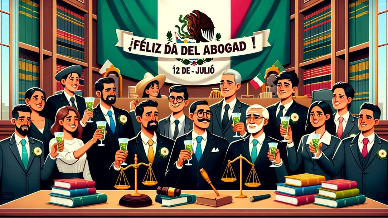 abogados celebrando su día