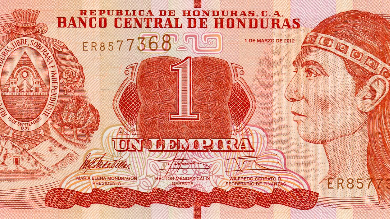 Un lempira Foto: Internet