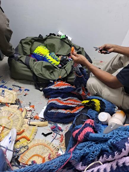 hondureño traficaba drogas hamacas