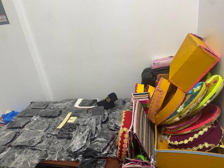 hondureño traficaba drogas hamacas