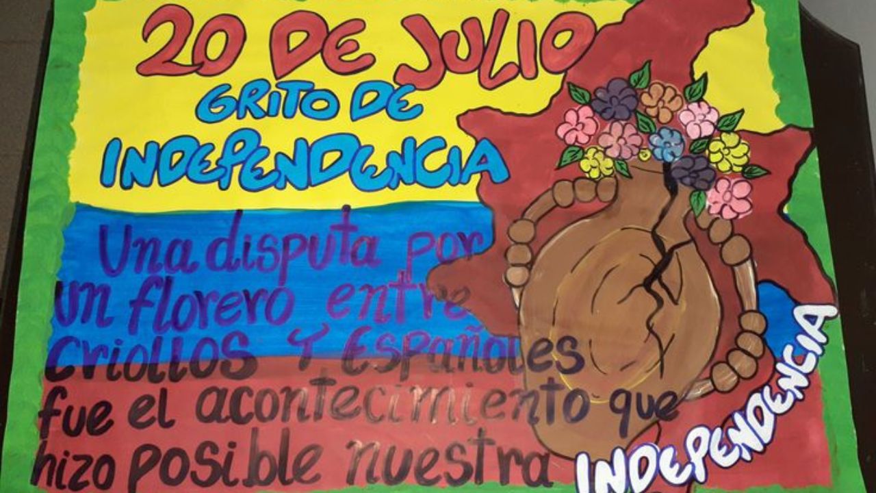 Idea de cartelera independencia de Colombia