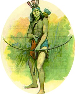 Dibujo antiguo del cacique hondureño.