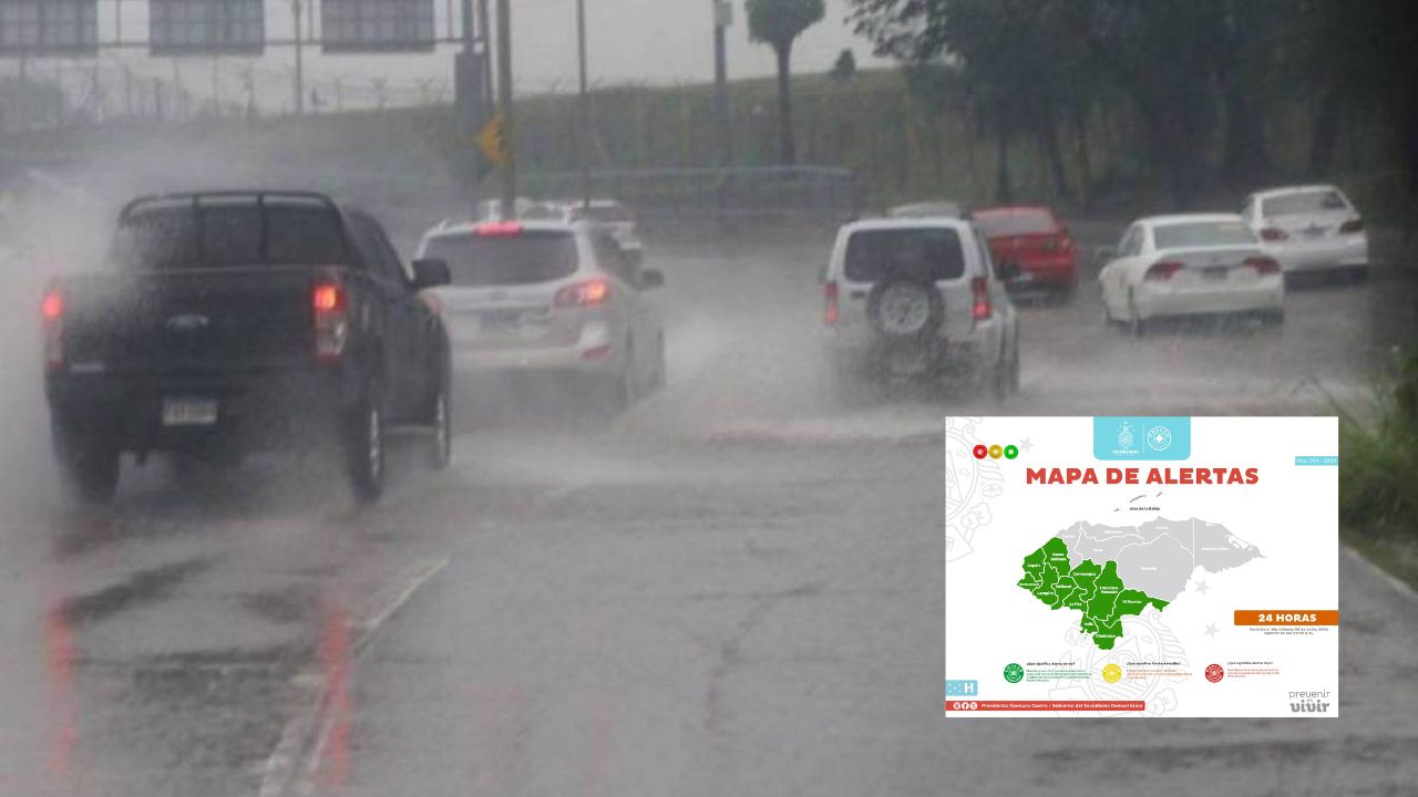 Imagen de Extienden alerta verde para 11 departamentos de Honduras por lluvias