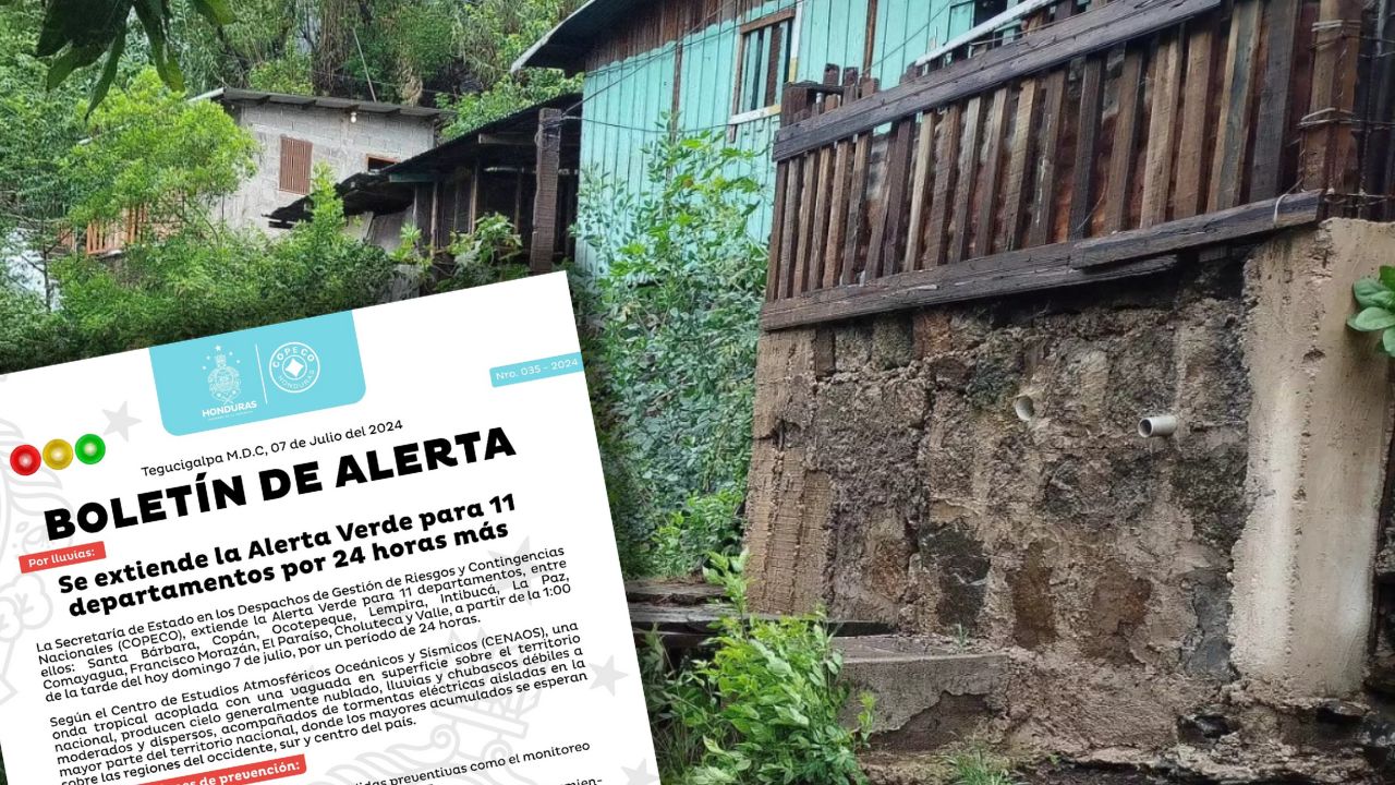 Imagen de Once departamentos seguirán en alerta verde, informa Copeco