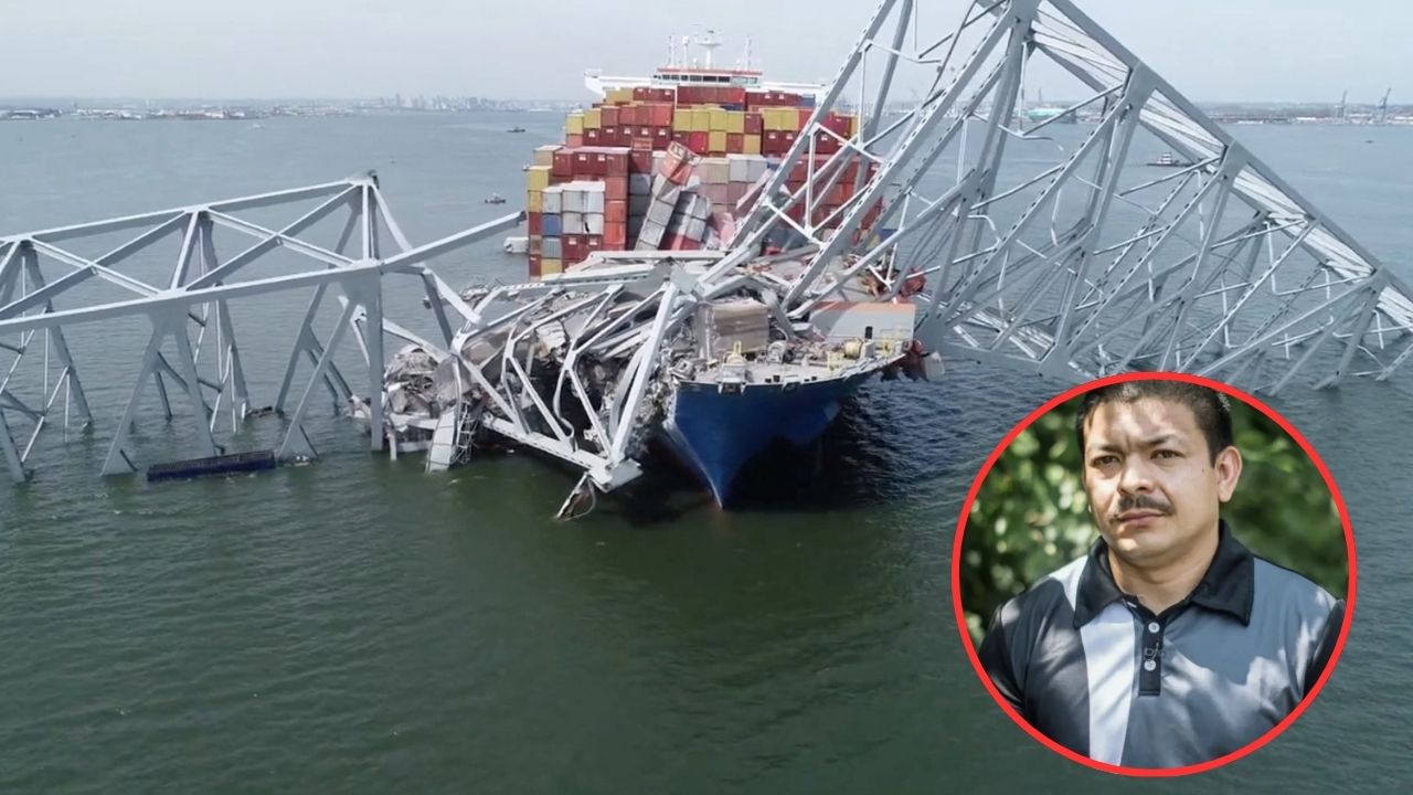 Imagen de Mexicano que sobrevivió al desplome de puente en Baltimore revive todo el tiempo la tragedia