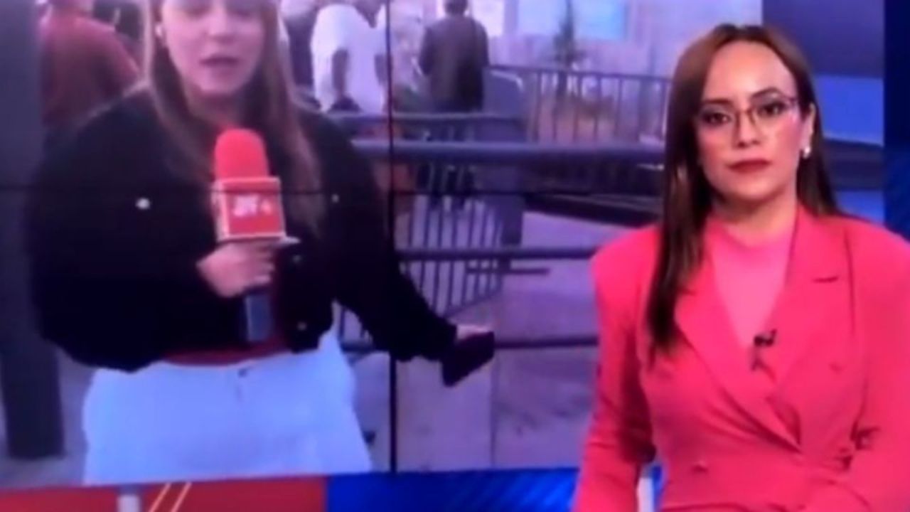 Reportera comete error en vivo: estaba al aire y se le salió una grosería Imagen de Reportera comete error en vivo: estaba al aire y se le salió una grosería