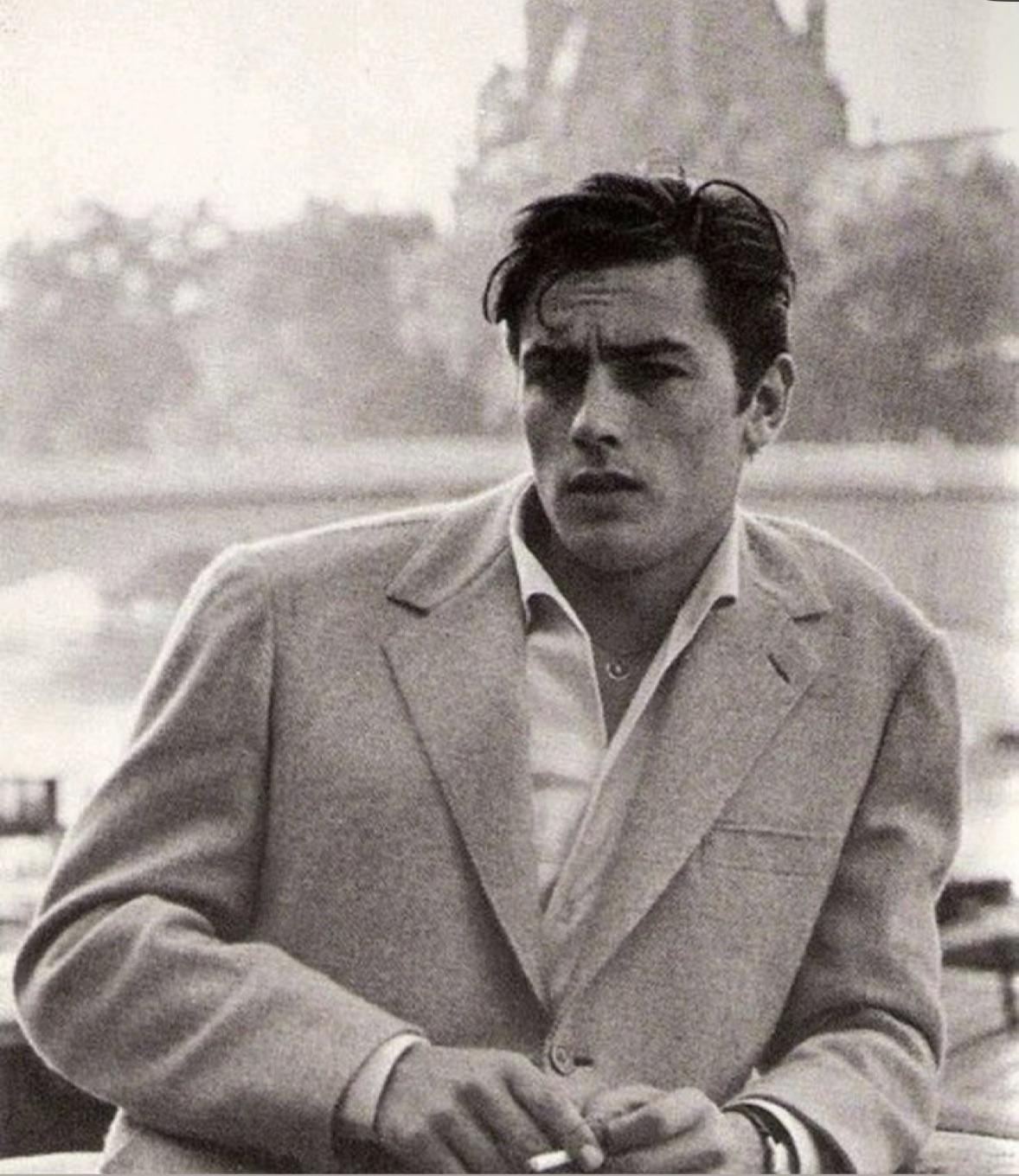 Foto de joven de Alain Delon