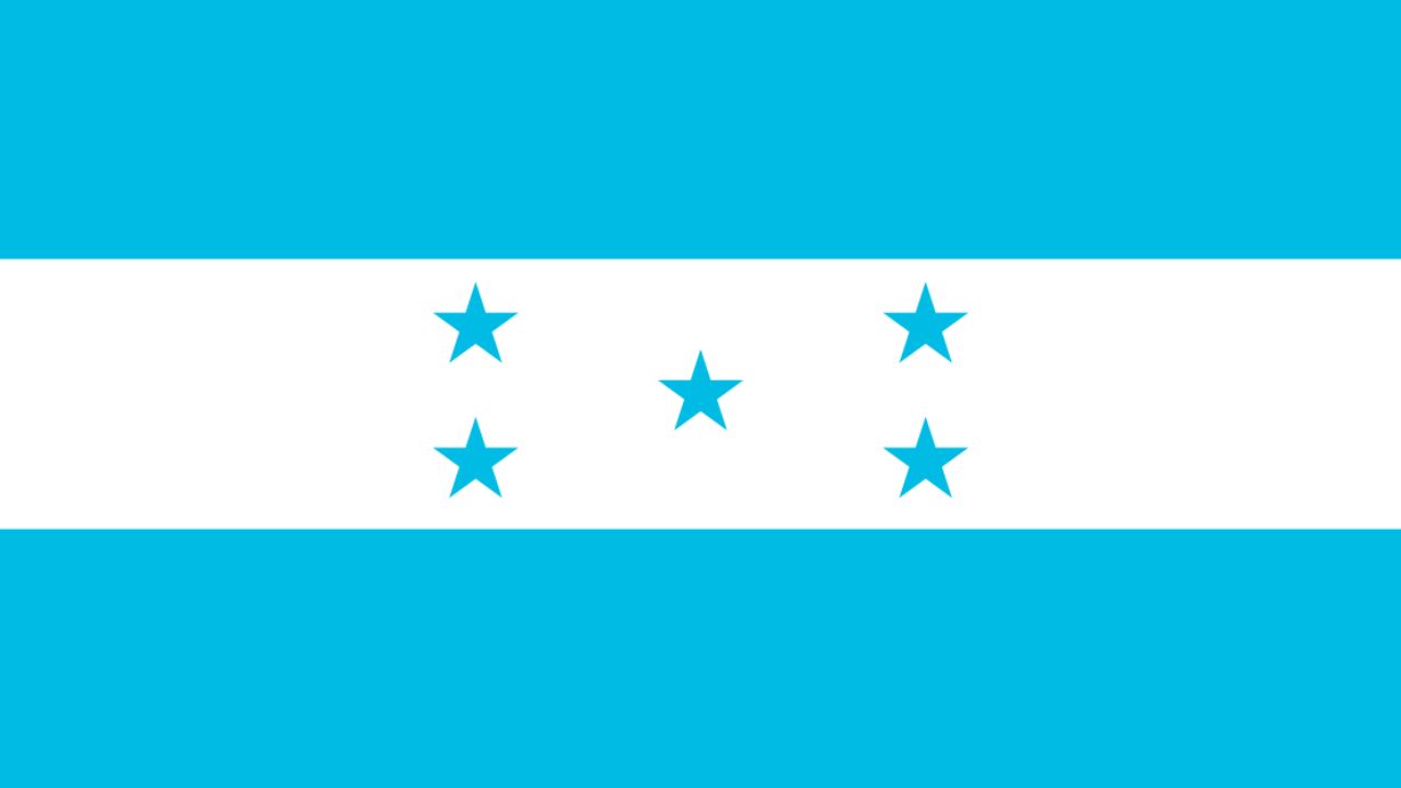 Bandera de Honduras.