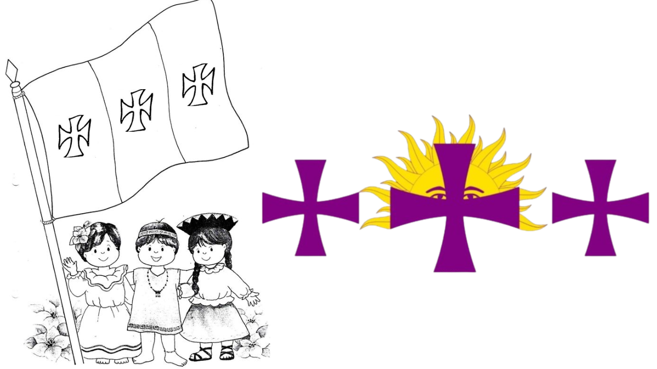 Día de la Bandera de la Raza para colorear: Imprime y diviértete pintando estos dibujos Imagen de Día de la Bandera de la Raza para colorear: Imprime y diviértete pintando estos dibujos