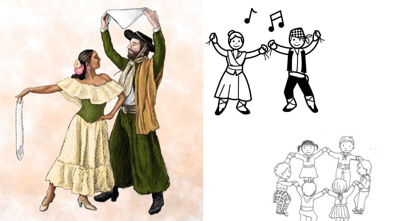 Día Mundial del Folklore dibujo: Imprime y colorea estás imágenes Imagen de Día Mundial del Folklore dibujo: Imprime y colorea estás imágenes