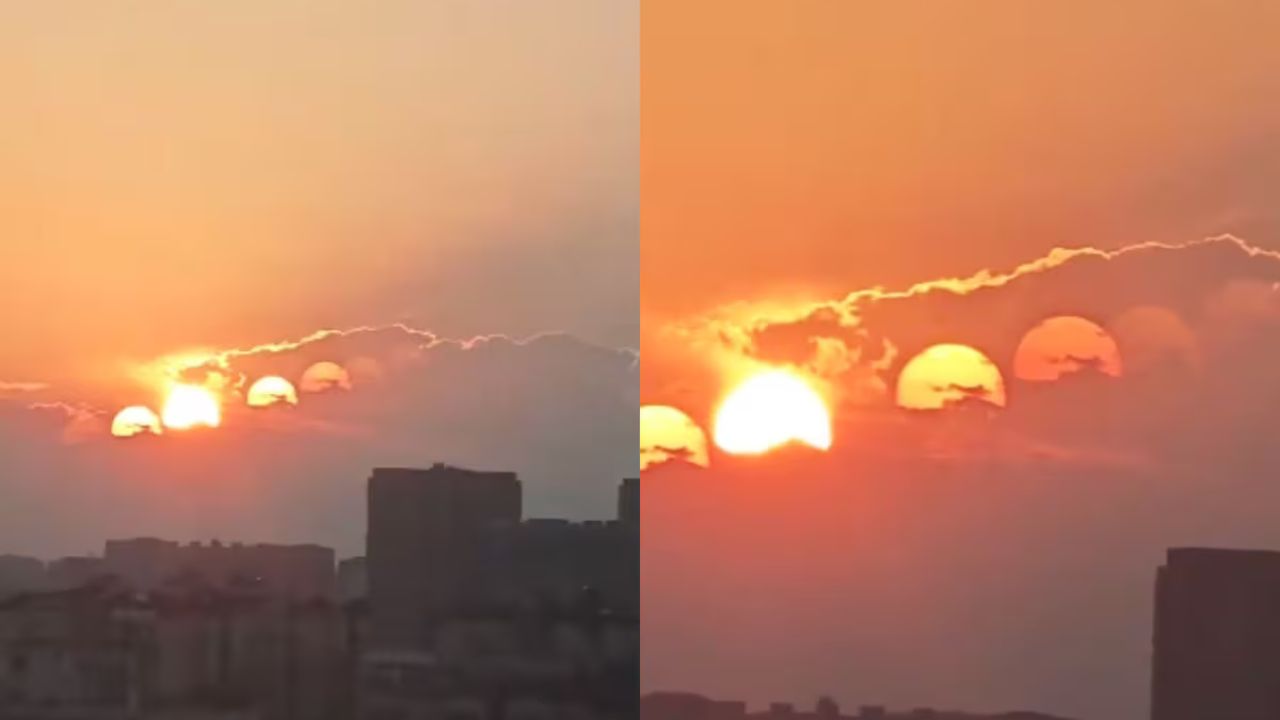 Impresionante fenómeno: Aparecen 'siete soles' en el cielo de China Imagen de Impresionante fenómeno: Aparecen 'siete soles' en el cielo de China