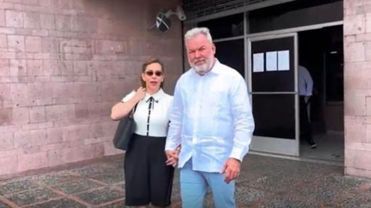 Imagen de Zoila Santos, esposa del alcalde de San Pedro Sula, comparece ante el MP