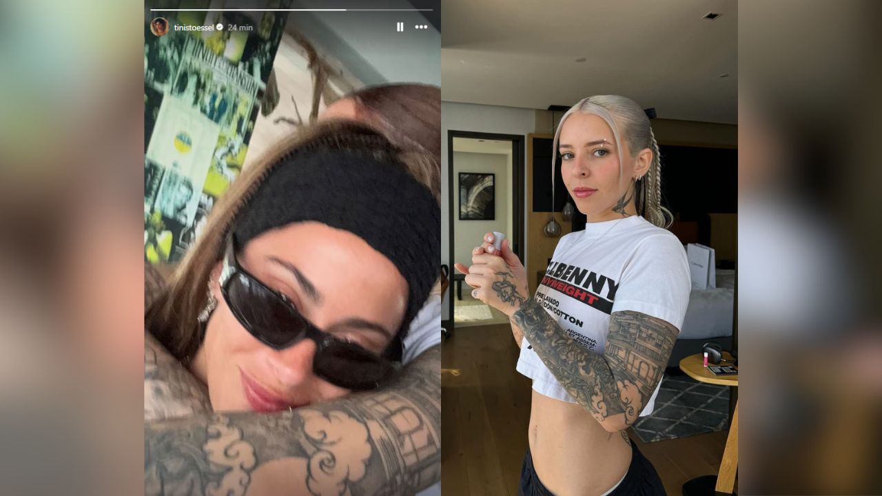 Foto de relación entre Tini y Young Miko
