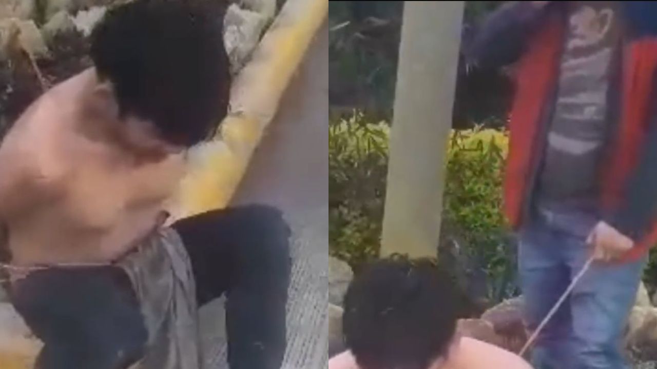 Imagen de VIDEO: ciudadanos amarran a ladrón en Intibucá