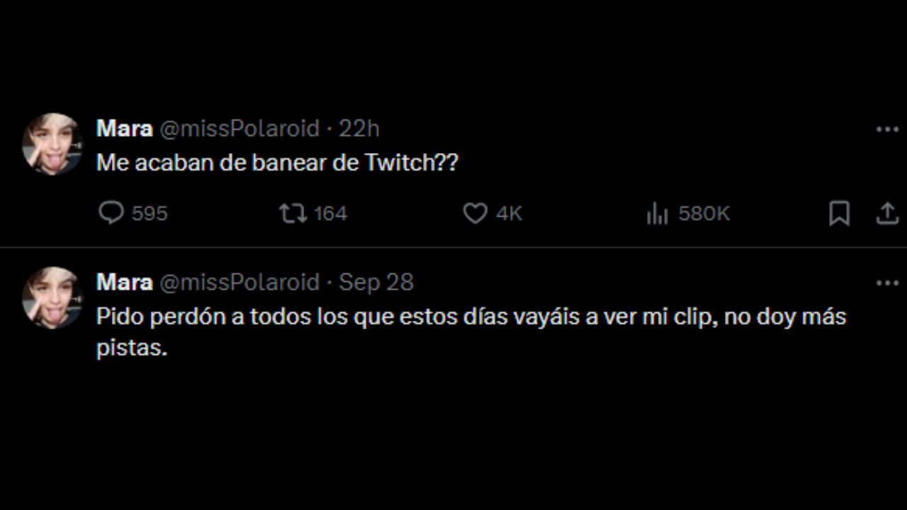 Video de mara en Twitch. Captura de pantalla: Twitter