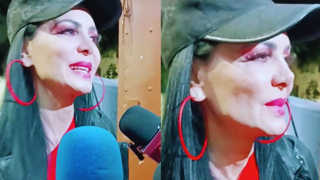 Maribel Guardia actualmente, se ve con arrufas.