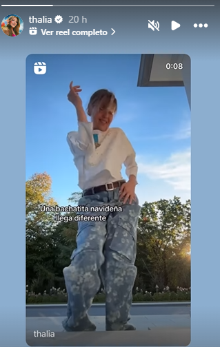 Thalía bailando 
