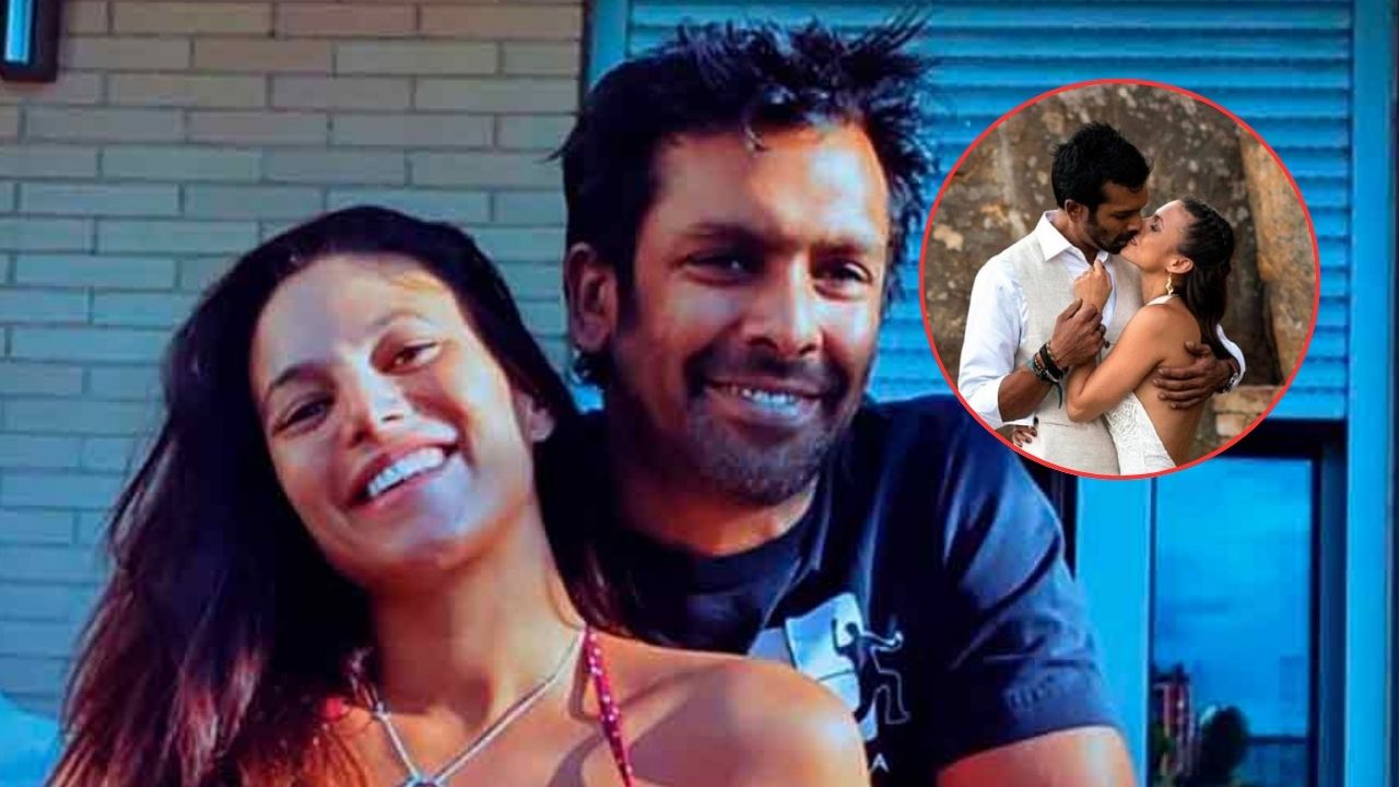 Elisa Mouliaá y Shaun Raymond hijos