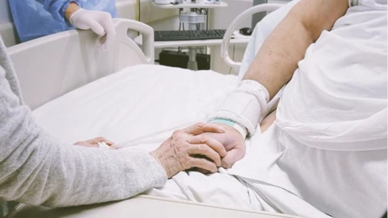 foto filtrada de Jorge Lanata en el hospital Foto: cortesía 