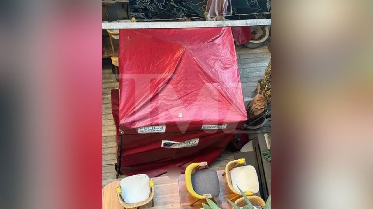 Foto del lugar donde cayó Liam Payne