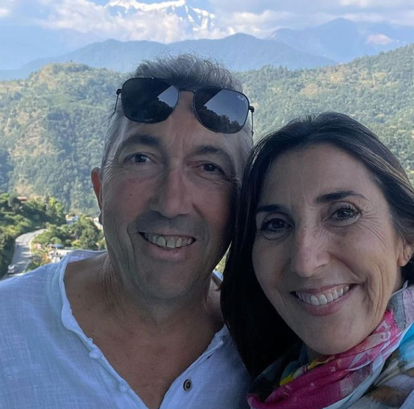 Foto de Luis y su hermana Paz Padilla