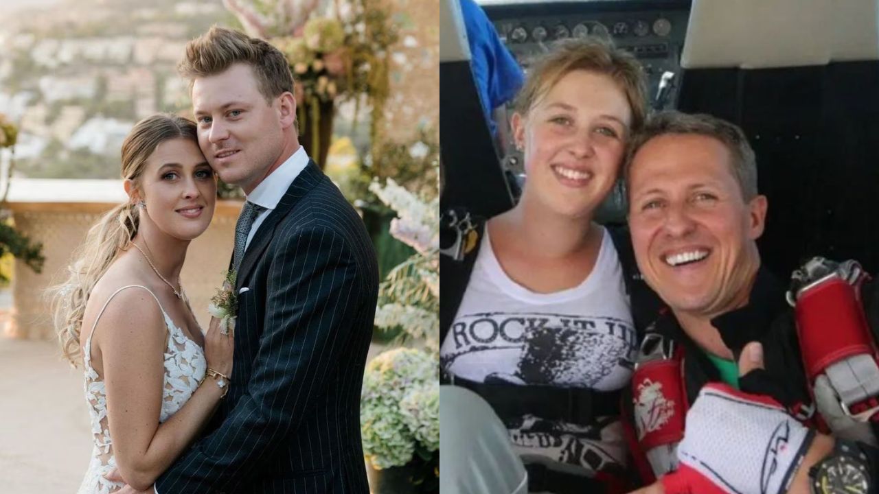 Hija de Michael Schumacher en su boda