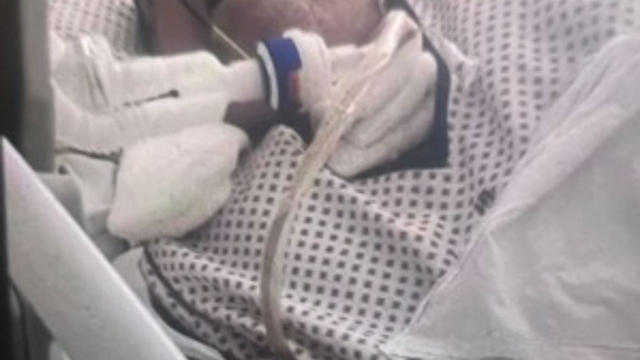 foto filtrada de Jorge Lanata en el hospital Foto: cortesía 