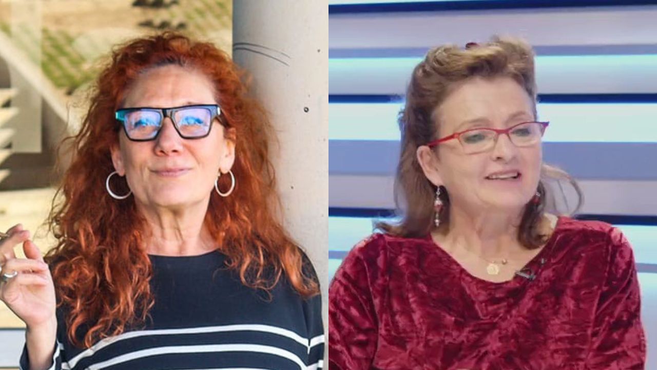 Foto de Cristina Fallarás y Piluca Pilar Baselga