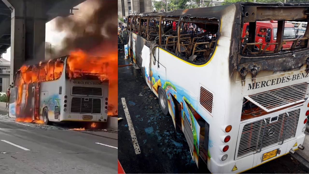 Imagen de ¡Tragedia escolar! Bus con más de 40 niños se incendió, casi todos murieron