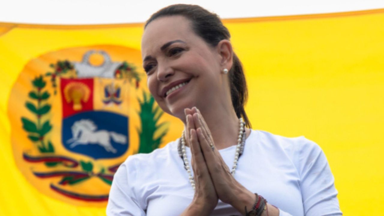 Imagen de María Corina Machado dedica el Sájarov a los venezolanos 'perseguidos por la tiranía'