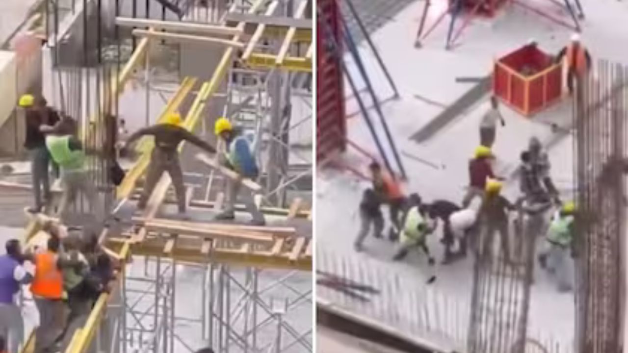 Imagen de Obreros que remodelan el Camp Nou protagonizan pelea campal