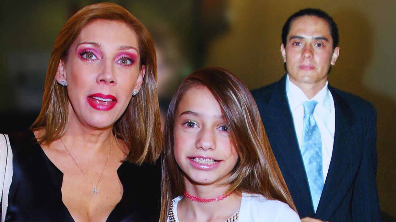 Foto de Elisa, Cynthia y Rubén, vestidos de negro, blanco y azul.