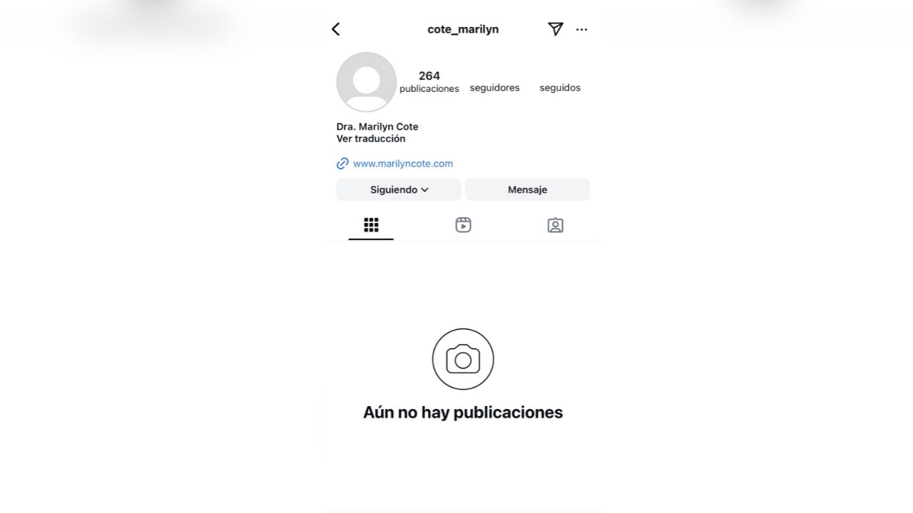 Cuenta de Instagram desaparecida 