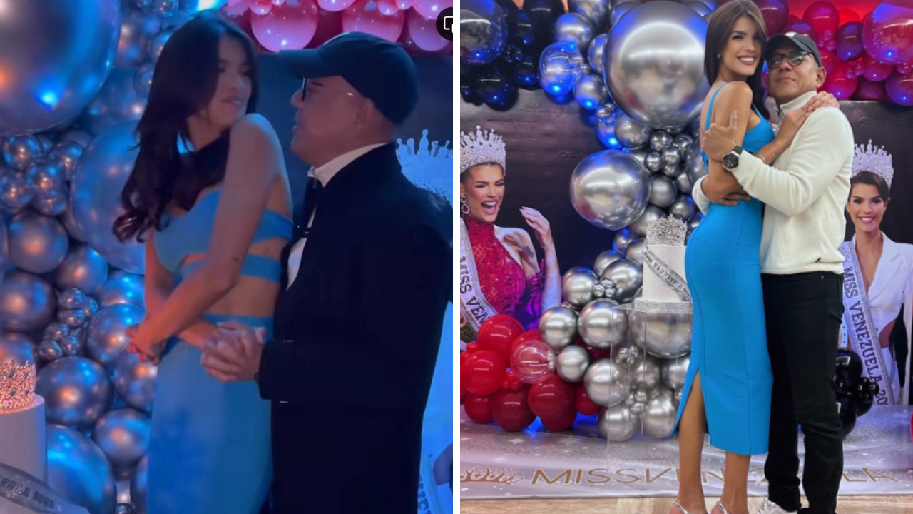 Ileana Marquez junto a su esposo