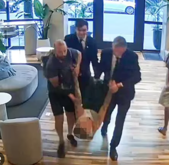 Foto de Liam Payne en el hotel antes de su muerte