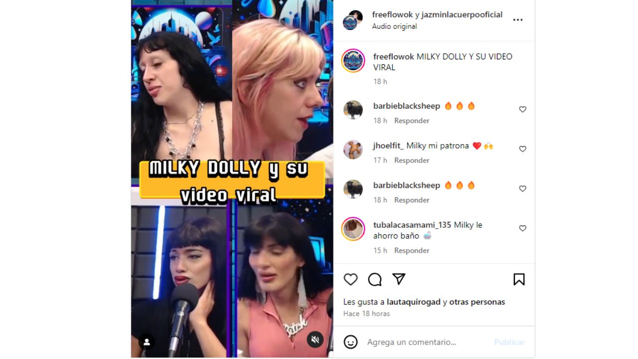 Milky Dolly video Foto: Instagram