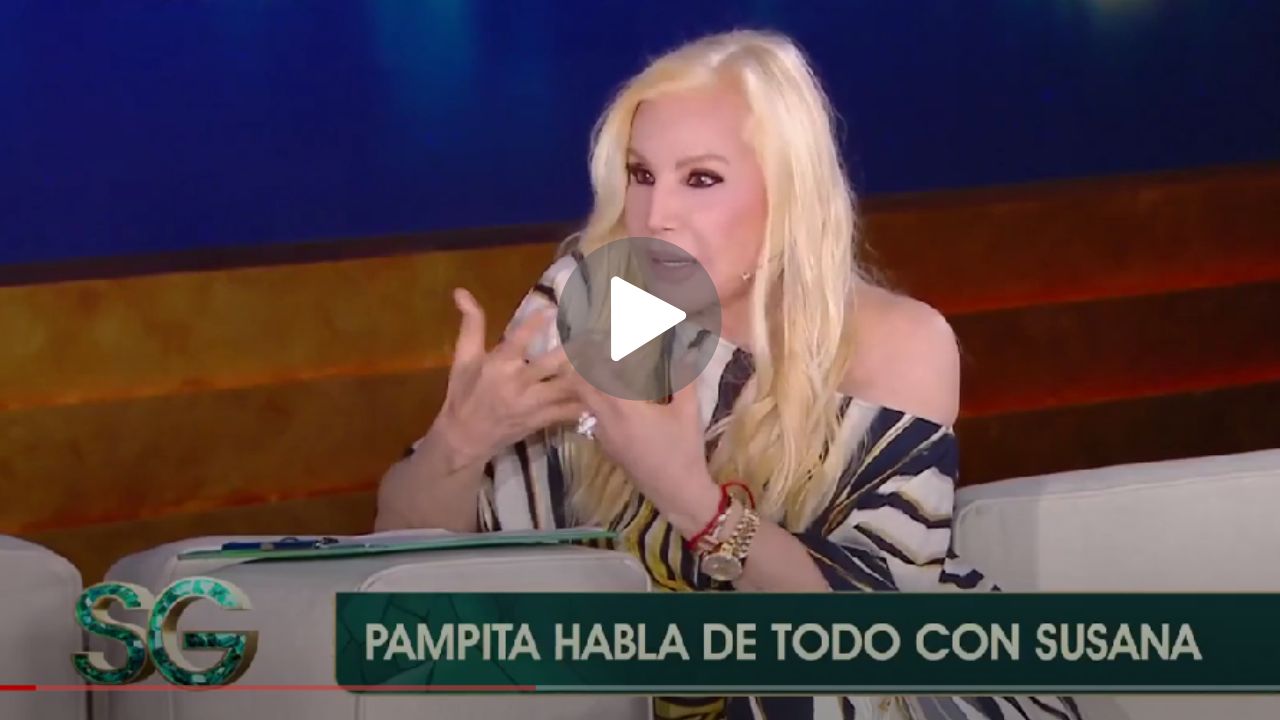Pampita y Susana, video del escándalo que protagonizaron en vivo Imagen de Pampita y Susana, video del escándalo que protagonizaron en vivo