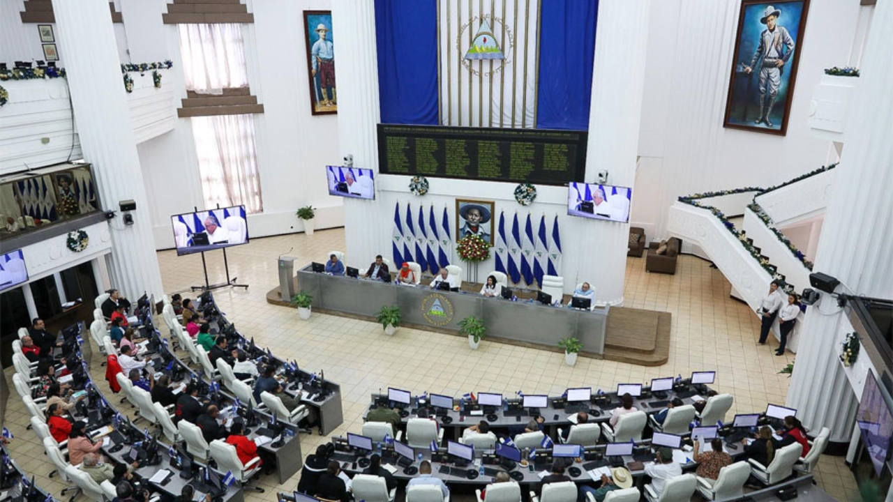 Congreso de Nicaragua ordena a bancos desconocer sanciones externas Imagen de Congreso de Nicaragua ordena a bancos desconocer sanciones externas